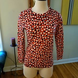 J. Crew Heart Sweater